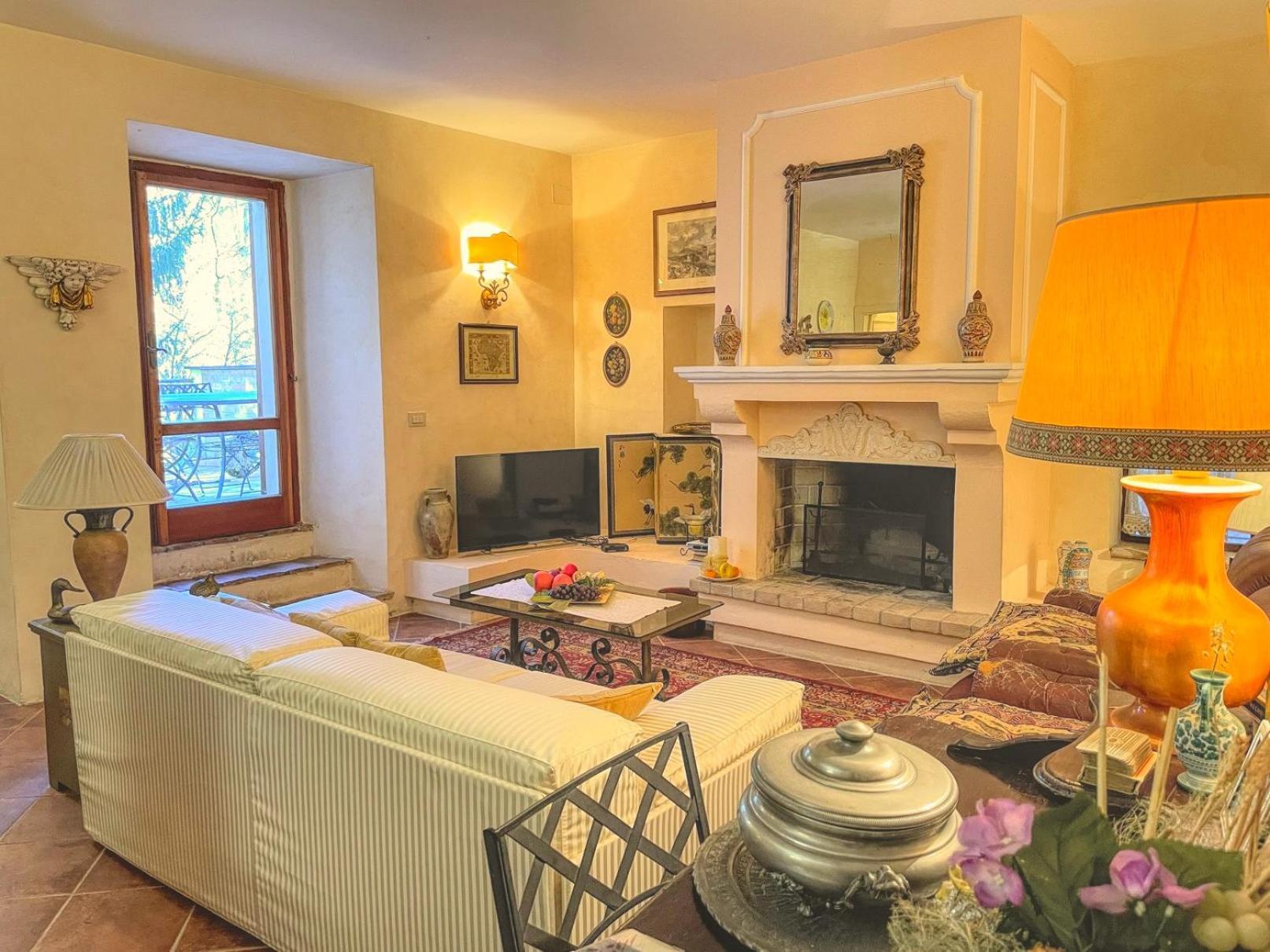 Garden House Villa Cerreto di Spoleto ภายนอก รูปภาพ